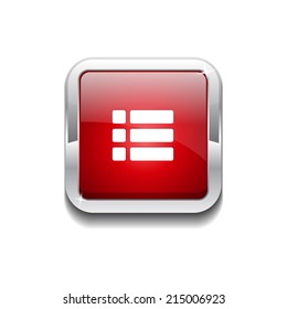 Options Rounded Rectangular Vector Red Web Icon Button