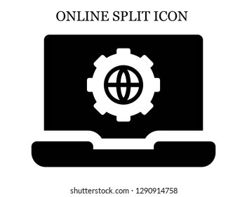 Options search icon. Editable Options search icon for web or mobile.
