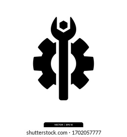 Options Setting Icon Vector Illustration Logo Template