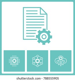 Options and settings automation vector line objects