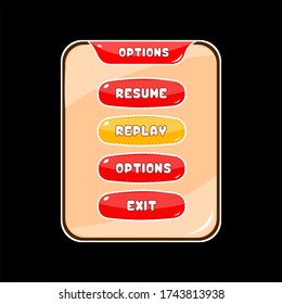 Options ui kits - éléments vectoriels ui - kits vectoriels ui-ui