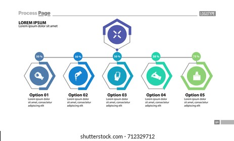  Options Under Main Point Slide Template