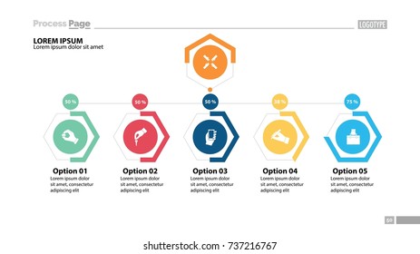  Options Under Main Point Slide Template