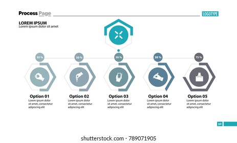  Options Under Main Point Slide Template