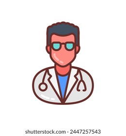 Optometrist icon in vector. Logotype

