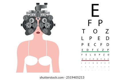 Optometry eye health care vision examination diagnostic