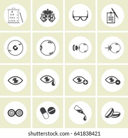 optromatry icon set