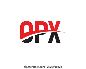 OPX Letter Initial Logo Design Vector Illustration