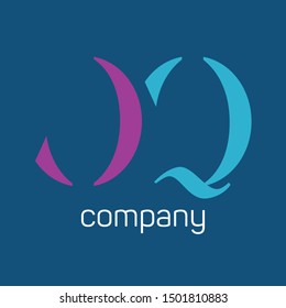 Oq Company Logo Design Monogram Letters Stock Vector (Royalty Free ...