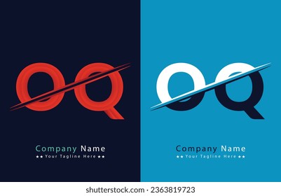 OQ Letter Logo Template Illustration Design.