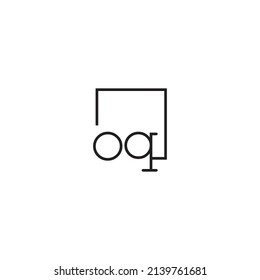 OQ line concept logo in high quality professional design that will be best for your companies