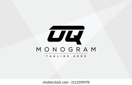 OQ logo design template vector illustration
