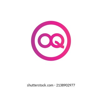 OQ logo design vector template