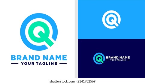 OQ LOGO MONOGRAM CIRCLE EDITABLE