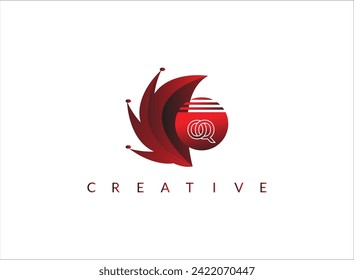 OQ Logo Simple Combination Red Color.