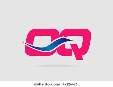 Oq Logo Vector Graphic Branding Letter Stock Vector (Royalty Free ...