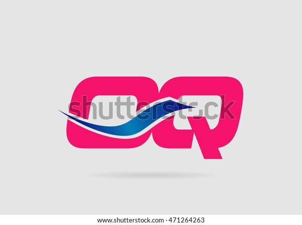 Oq Logo Vector Graphic Branding Letter Stock Vector (Royalty Free ...