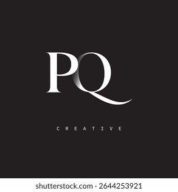 Marca elegante mínima de la letra del logotipo del monograma de OQ para el lujo, moda   Marcas creativas	
