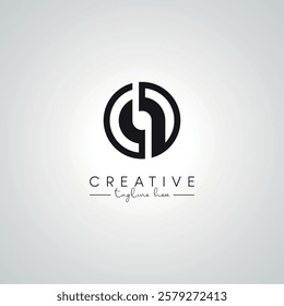 OQ QO Letter Modern Artistic Logo Design. Initial Based Vector Template.