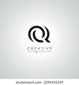OQ QO Letter Modern Unique Logo Design. Initial Based Monogram Template.