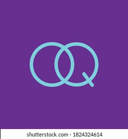 OQ simple logo vector design