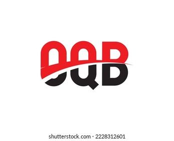 Letra OQB Ilustración del vector de diseño del logotipo inicial