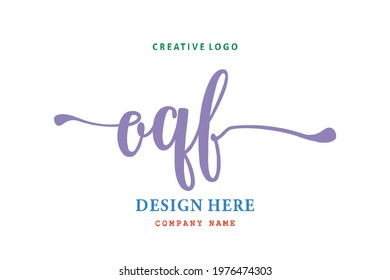 OQF lettering logo is simple, easy to understand and authoritative