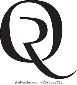 OR, diseño de logotipo moderno de letras OQ