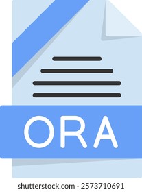 ORA Flat Style Icon Design