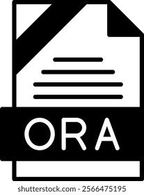 ORA Solid Style Icon Design