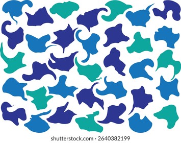 oracle blue and green abstract background