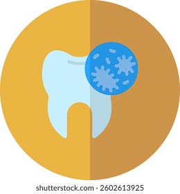 Oral Bacteria Icon Element For Design