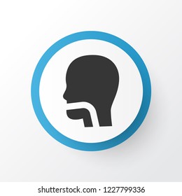 Oral cavity icon symbol. Premium quality isolated breath element in trendy style.