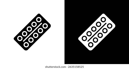 Conceito de ícone de contracepção oral, ilustração vetorial