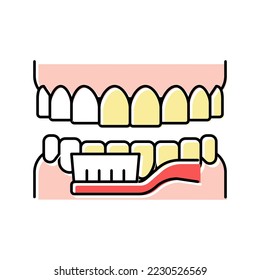 oral hygiene color icon vector. oral hygiene sign. isolated symbol illustration