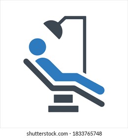 Oral Surgery Icon, Vector And Glyph