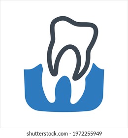 Oral Surgery Icon, Vector And Glyph