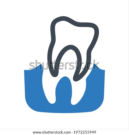 Oral surgery icon, vector and glyph