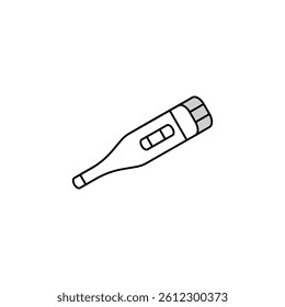 oral thermometer first aid isometric icon vector. oral thermometer first aid sign. isolated symbol illustration