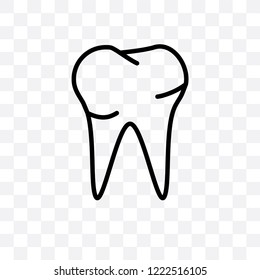 Oral vector linear icon isolated on transparent background, Oral transparency concept can be used for web and mobile