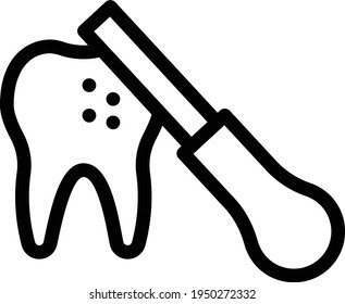 orales Vektorgrafiksymbol