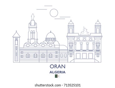 Oran Linear City Skyline, Algeria