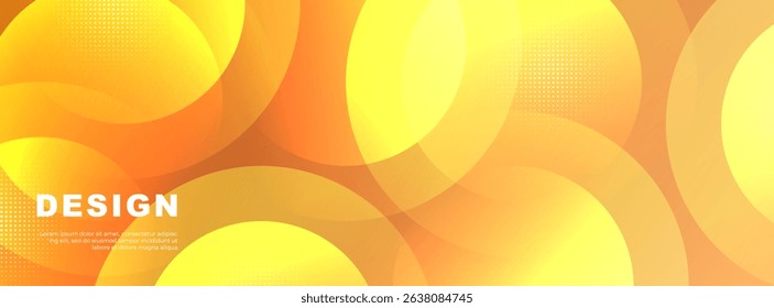 Orane and yellow gradations. Colorful. Circle shape. Vector illustration. Vector illustration.