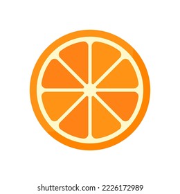 Orang fruit. Orange fruit cut into pieces for making juice.
