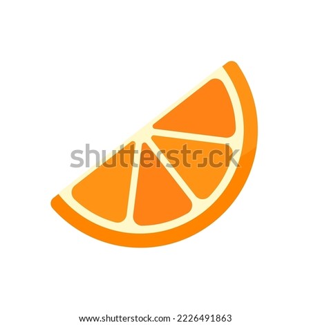 Orang fruit. Orange fruit cut into pieces for making juice.