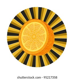 Orange.