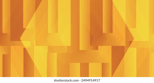 Orange 3D Autumn Geometry Background