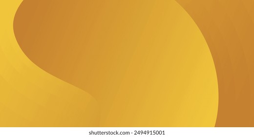 Orange 3D Autumn Geometry Background