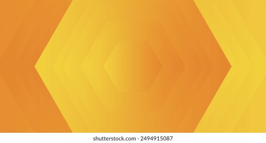 Orange 3D Autumn Geometry Background