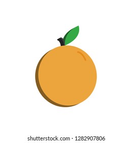 orange 3d icon. colored vector design illustration.